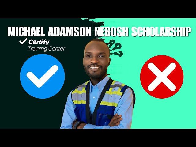 Michael Adamson NEBOSH Scholarship Advice from a 2024 Winner