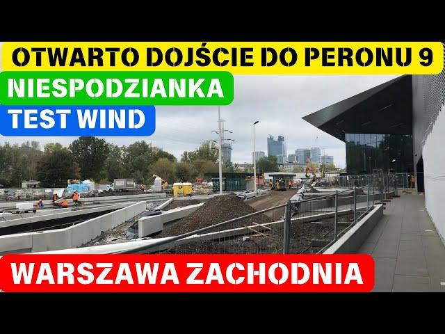 Warszawa Zachodnia budowa. Dojdziemy do peronu 9