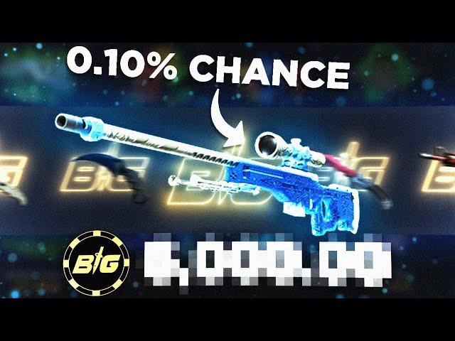 We Pulled This 0.10% CHANCE AWP GUNGNIR in a Case Battle?! - CSGOBIG