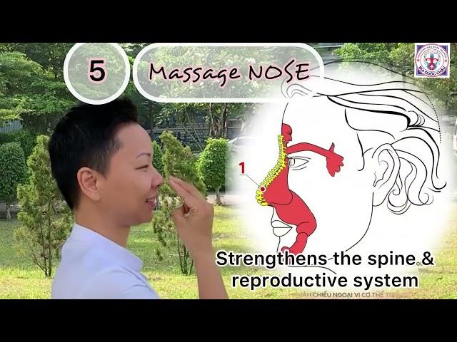 12 morning face massages - Dien Chan Facial Reflexology - DINH HUONG THAO