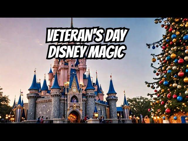 The MAGIC of Disney World on Veteran's Day