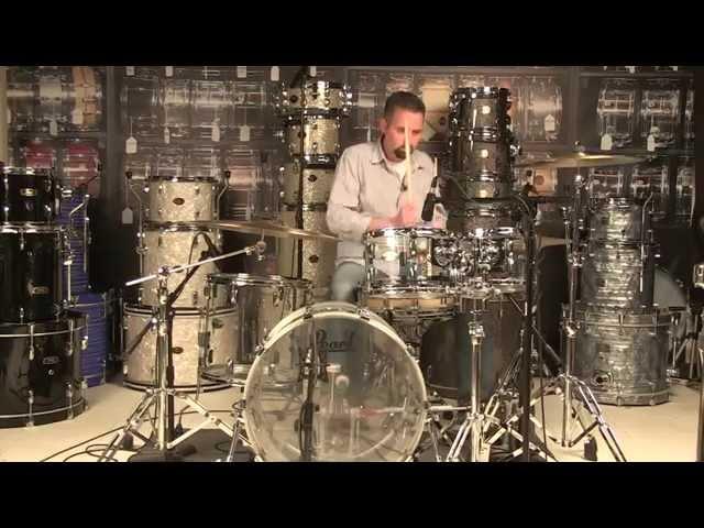 Pearl Crystal Beat Acrylic Drum Set 22/10/12/16 - Ultra Clear