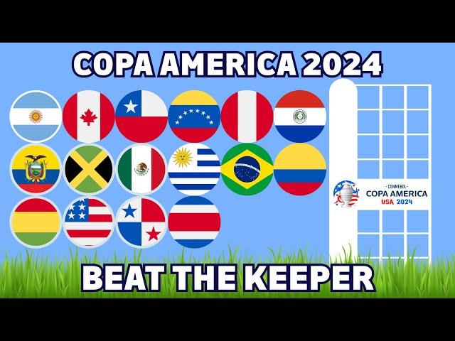 Beat The Keeper - Copa America 2024 | The Marble Quest