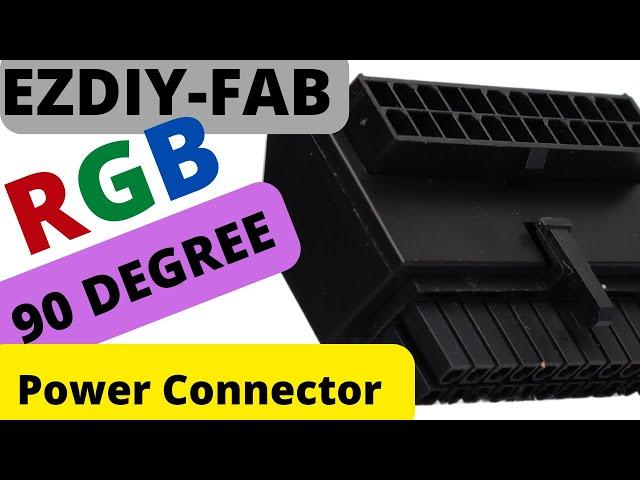 EZDIY-FAB 90 DEGREE 24-Pin Power connector - A quick overview