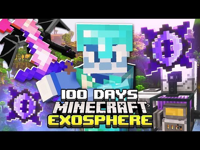 I Survived 100 Days in Minecraft EXOSPHERE