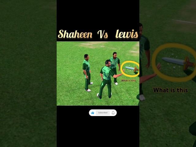Shaheen Shah vs Evin Lewis | Real Cricket 20 #shorts #rc22vsrc20