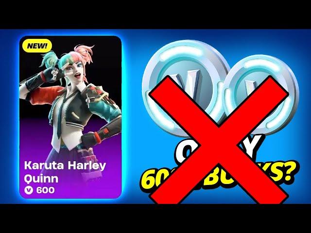 *NEW* CHEAP Karuta Harley Quinn Skin was cancelled in Fortnite Item Shop Showcase