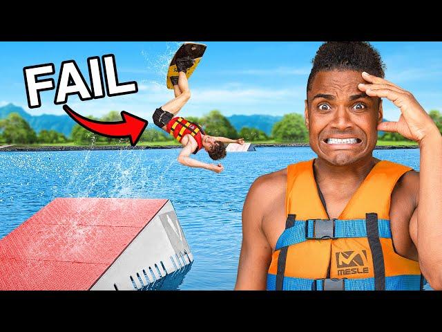 1 TAG als WAKEBOARD Pro  (geht schief)