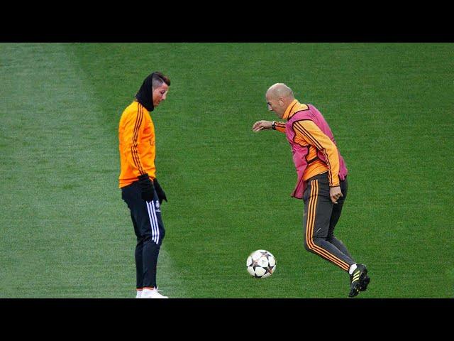 Zidane In Training - Skills, Tricks, Freestyle.