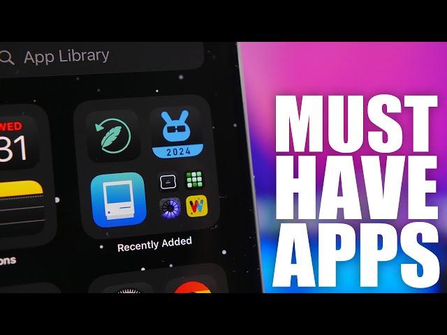 Apps You MUST HAVE on Your iPhone - August 2024