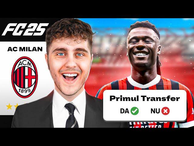 Primul TRANSFER de la AC MILAN in FC 25..