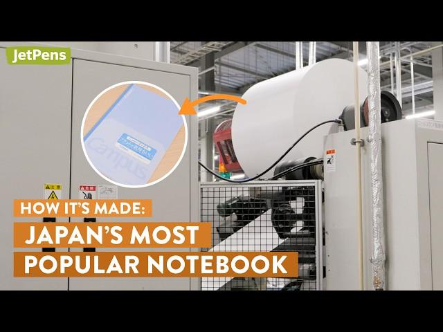 Inside Japan's Best-Selling Notebook's Factory | Kokuyo Campus Factory Tour 