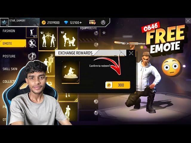 OB46 Free Emotes  Garena Free Fire