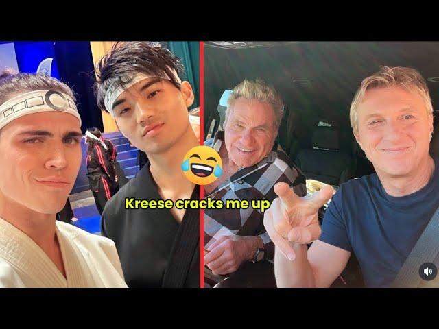 Cobra Kai Season 6 Funniest Behind The Scenes Moments and Bloopers!Cast Being children for 8 minutes