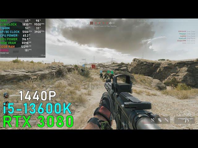 Delta Force Hawk Ops: RTX 3080 - 13600K [Low, Native - 1440P]