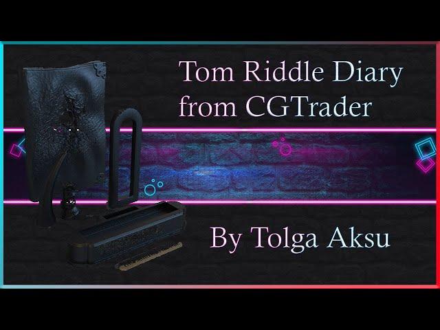 Tom riddle Diary 3d printed