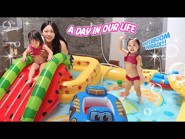 YUKA-CHAN BIKIN KOLAM RENANG PRIBADI DI RUMAH! | a day in our life