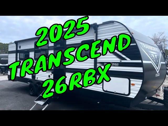 NEW 2025 GRAND DESIGN TRANSCEND XPLOR 26RBX TRAVEL TRAILER REAR BATHROOM Dodd RV SINGLE SLIDE