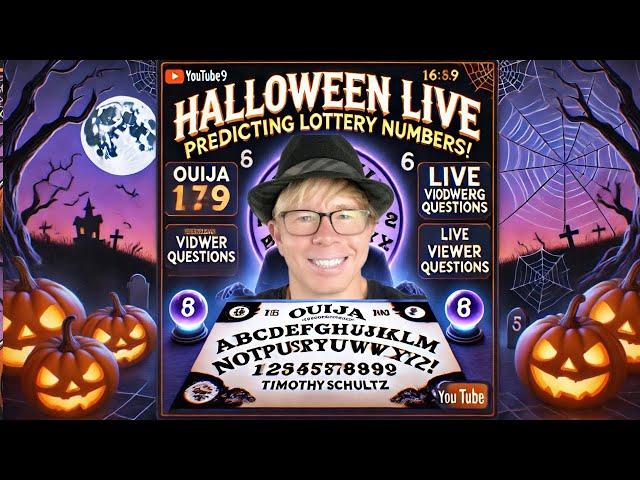 Predicting Lottery Numbers with Ouija & Dowsing Rods! Halloween Fortune-Telling LIVE!