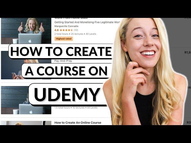 Udemy Tutorial | How to create an online course for e-learning  (2023)