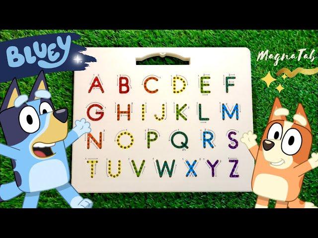 BLUEY ABC -  Learn to write ABCs with MAGNATAB