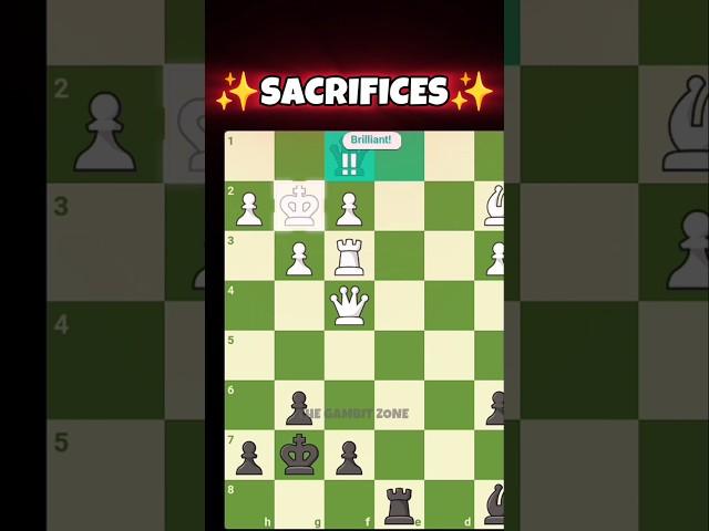 CHECKMATE  #sacrifice #puzzle #edit #chess #ajedrez #shorts #viral