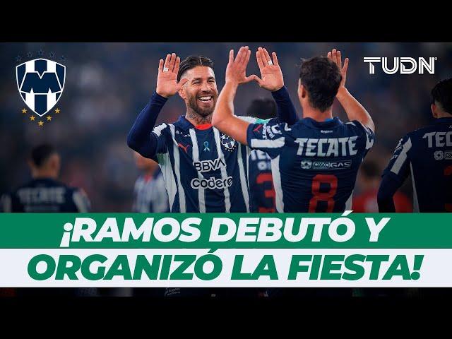 ¡Así fue el esperado debut de Sergio Ramos con Rayados en la Liga MX! | TUDN