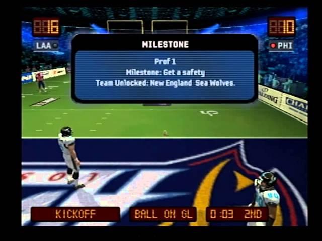 EA Sports Arena Football - Philadelphia Soul vs. L.A. Avengers - Full Game