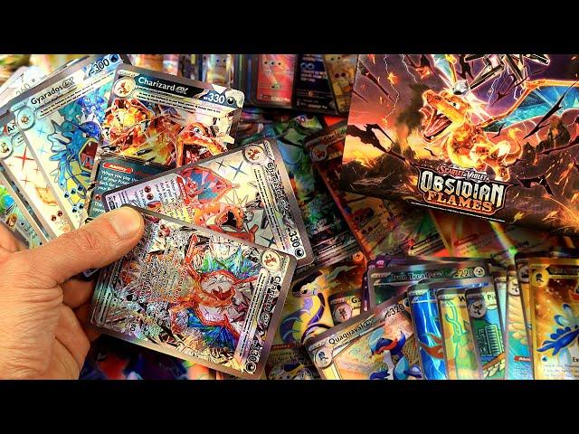 Pulled Charizard Ex Art Rare - Pokemon Cards EX Obsidian Flames Box - Aliexpress Fake Cards