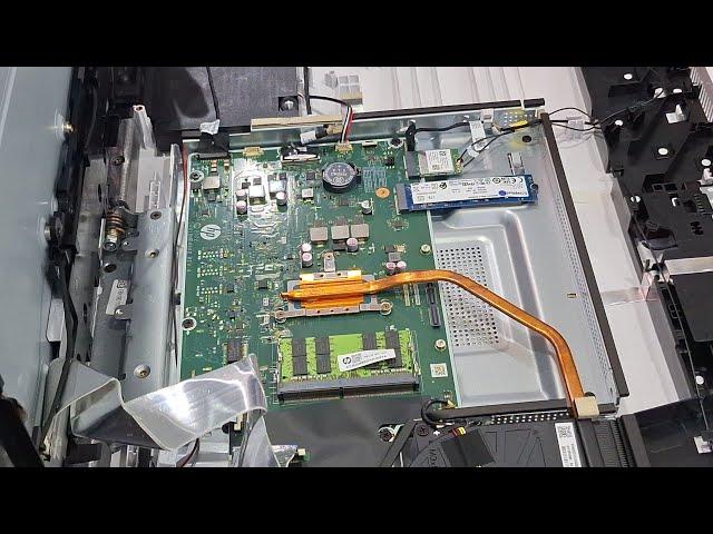 HP All in One 27" SSD Upgrade ||  HP All in One 27" Disassembly, Change to SSD || HP AIO 27 Upgrade