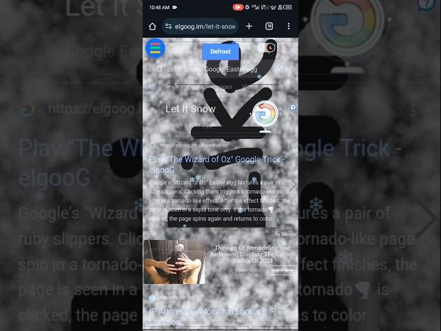 elgoog.im/let-it-snow/...... #settings #smartphone #googlegravity #google #gravity #snow