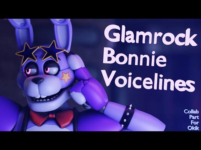 [Blender|FNaF] Glamrock Bonnie Voicelines (Collab Part For Okik)