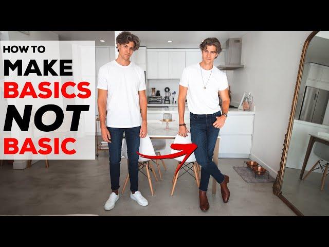 MAJORLY Improve BASIC Outfits | 7 Ways | Fresh Clean Tees | Parker York Smith