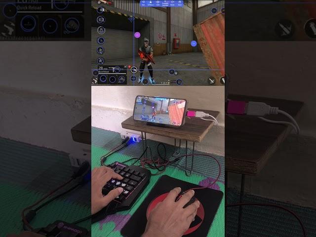 Mastering Free Fire: Keyboard and Mouse Gameplay with Handcam