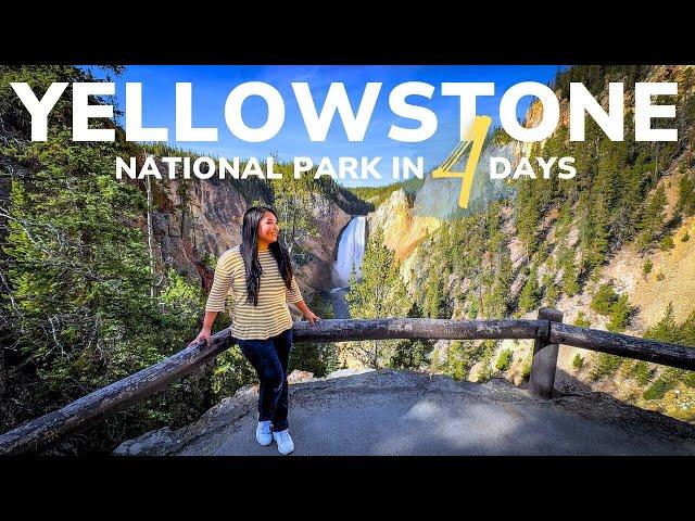 Our EPIC 4 Day Road Trip In Yellowstone National Park!