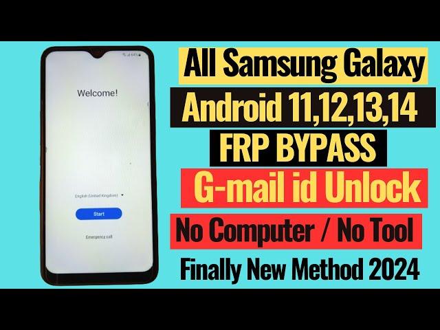 New PowerfulFRP Bypass Tool 2024 All Samsung Android 12/13/14 | Google Account Remove bypass FRP.