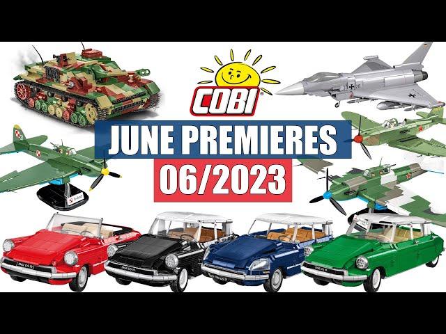  June premieres from COBI - 06/2023 - Planes, tanks, cars