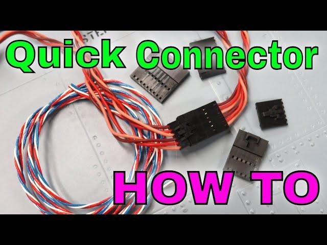 HOW TO CRIMP QUICK CONNECTORS - Ashlok, Ashlock, MaxLoc and servo