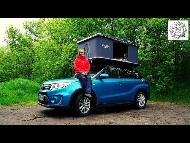 Roof tent nomad Rebecca lives fulltime in a car