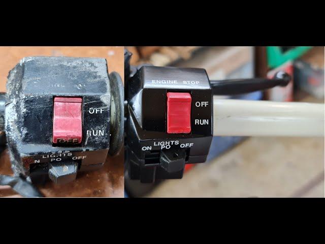 Yamaha RD/RZ Restore Part 28 - RZ250 Handle bars and Switch Gear