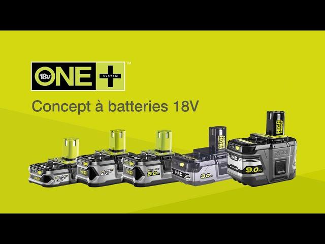 Présentation du concept à batteries 18V ONE+™ RYOBI®