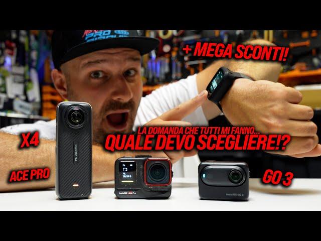 LA DOMANDA CHE TUTTI MI FANNO...QUALE DEVO SCEGLIERE?!?! MEGA SCONTI INSTA360