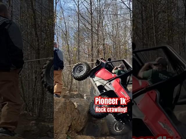 Wild man Bill Snelgrove takes his Honda Pioneer 1000 up V-Notch @ Morris Mountain! #Honda #P1K #fun