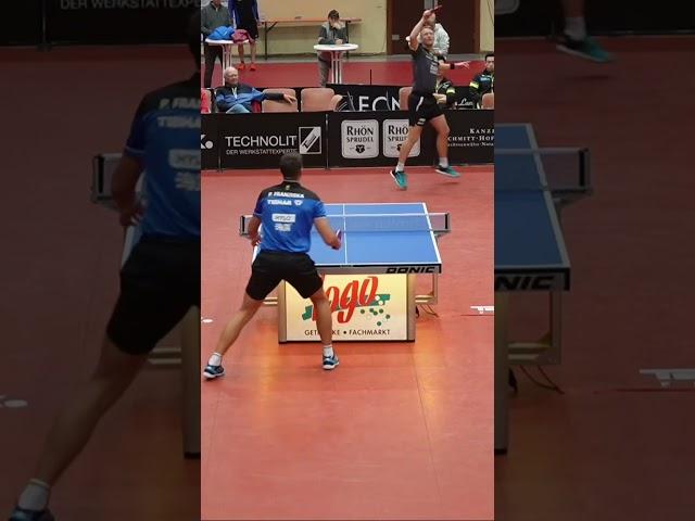 #shorts Filmreifer Auftritt der beiden Giganten! #dynsports #tischtennis #tabletennis