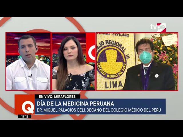 Qué Está Pasando | Dr. Miguel Palacios Celi, decano del Colegio Médico del Perú