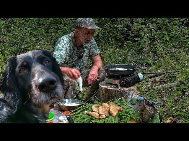 There are fish here! Trout-Malma. Fishing in the Primorsky Ussuri taiga.