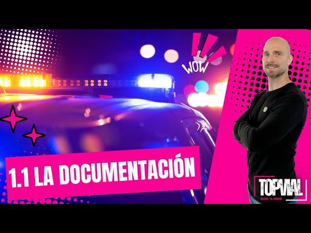 1.1 LA DOCUMENTACIÓN (Teórica Permiso B 2024 )