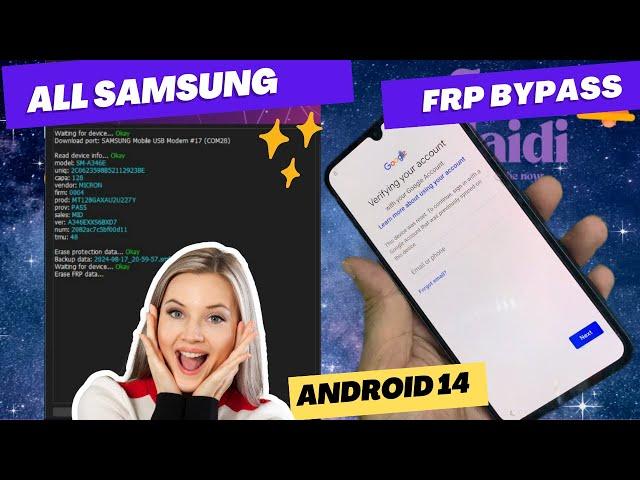 ALL SAMSUNG  FRP BYPASS TOOL 2024 ANDROID 14| SAMSUNG A34 FRP BYPASS ONE CLICK