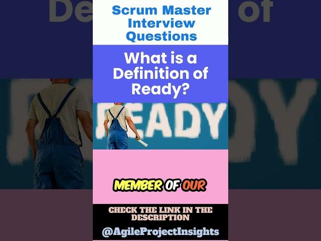 What is a Definition of Ready #agileprojectinsights #agileprojectmanagement