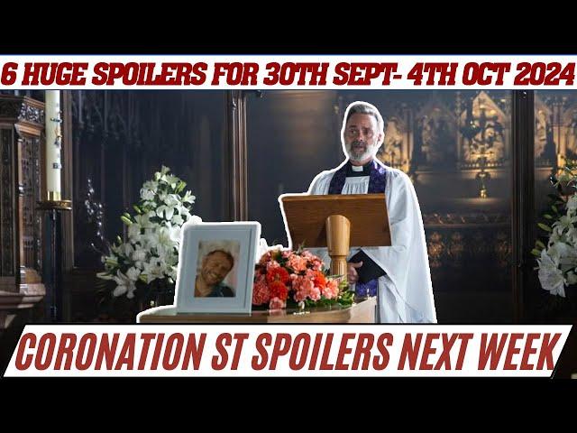 6 Huge Coronation Street Spoilers for 30th September - 4th October 2024: Is Joel Really Dead #itv